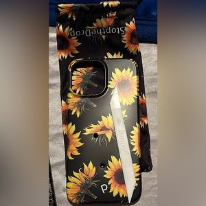 13 pro max Sunflower matte loopy case (righty)